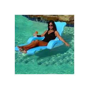  Texas Recreation Scalloped Floating Lounge   Aquamarine 