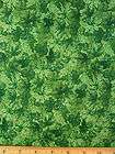 Leaf Print Green cotton fabric BY THE YARD Scroll Down 4 mail savings