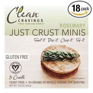 Just Rosemary Crust Minis   6 Pack Grocery & Gourmet Food
