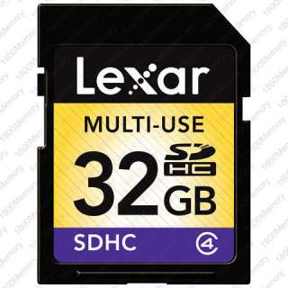 GENUINE Lexar 8GB Multi Use SDHC SD Memory Card 8G High Speed Class4 