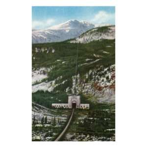 Colorado, Panoramic View of the Moffat Tunnel East Portal and James 