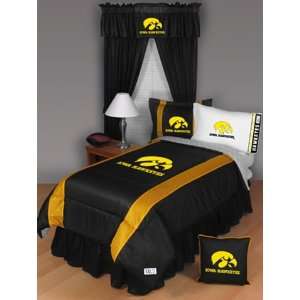  University of Iowa Hawkeyes Bedding Twin Set Sports 