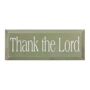  Painted Wood Thank The Lord Sign