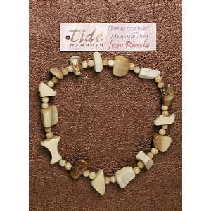  Mammoth Ivory Tusk Bead Elastic Band Bracelet Everything 