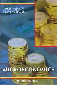   Microeconomics, (1587788160), Louis Kaplow, Textbooks   