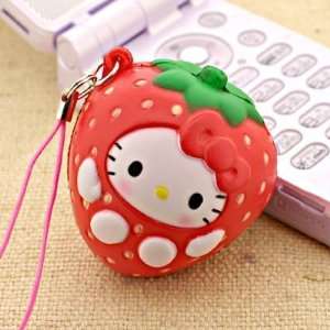  Sanrio Hello Kitty as Fresh Fruit Ball Cell Phone Strap 