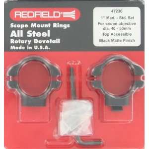  ATK/Redfield Steel Top Access Rings 1 Med T/A Matte 