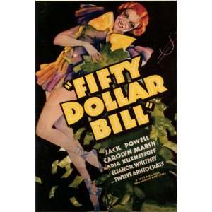 Fifty Dollar Bill Movie Poster (11 x 17 Inches   28cm x 