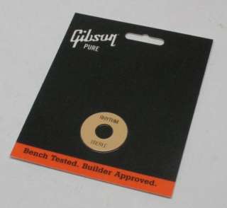 NEW GIBSON Switchwasher Rhythm/Treble ring Creme/Gold  