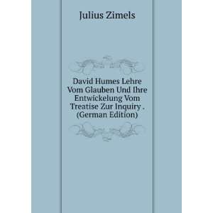  David Humes Lehre Vom Glauben Und Ihre Entwickelung Vom 