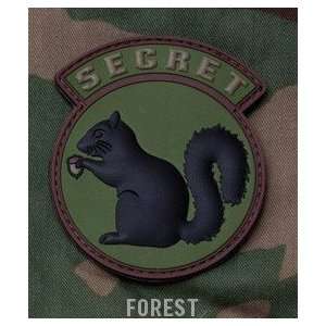 Milspec Monkey Secret Squirrel PVC Patch (FOREST)  Sports 