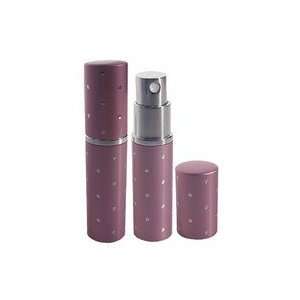 Pink Atomizer With Silver Dots 5ml atomizer by Nemat International Inc
