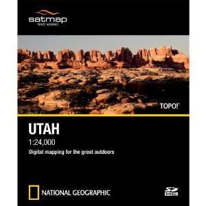  National Geographic TOPO SD Card Utah Software