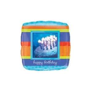   Birthday Cake Picture B68   Mylar Balloon Foil