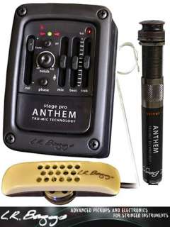 LR Baggs StagePro Anthem Onboard Mic w/Element Acoustic Stage Pro 