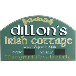  Irish Cottage Sign Personalized