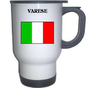  Italy (Italia)   VARESE White Stainless Steel Mug 