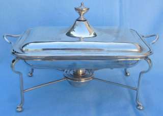 1901 Mappin & Webb Sterling Silver Chafing Dish  