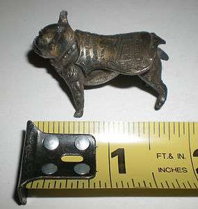 Vtg Sm Old New Union Station Cleveland OH Dog Figurine  