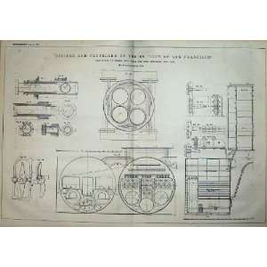  1877 Boilers Propeller San Francisco Engineering