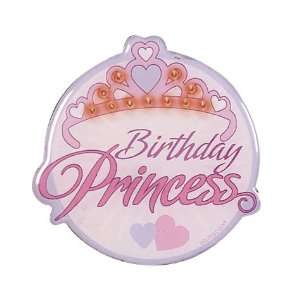  Birthday Princess Flashing Button