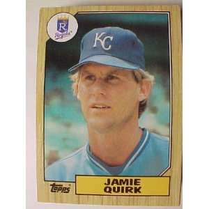 1987 Topps #354 Jamie Quirk 