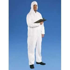    Tyvek Coverall with Hood   Large, Box of 25