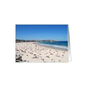  Bondi Beach, Sydney, Australia, Note Card Card Health 