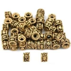  Spacer Bali Beads Antique Gold Plated 5.5mm Approx 50 