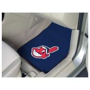    MLB Cleveland Indians 2 Car  Auto Mat Set