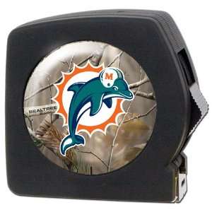    Miami Dolphins NFL Open Field 25 foot Tape Measure 