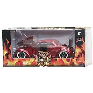  West Coast Choppers Jesse James Ford Coupe Candy Red 124 