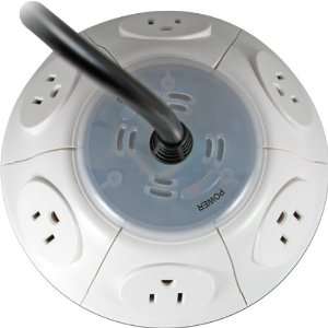 EzGear EzSpace UFO UFO SP6A TBOX 6 Outlet Surge Protector 