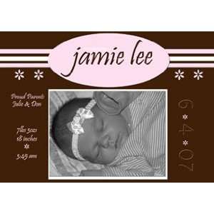  Jamie Lee Photo Card Birth Announcement Health & Personal 