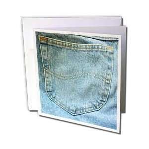  Florene Designer Textures   Washed Jeans   Greeting Cards 