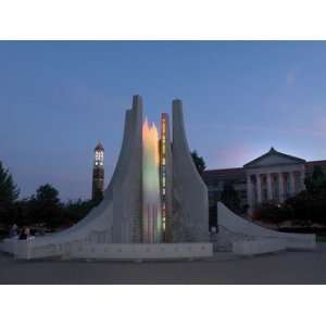  Purdue Boilermakers Engineering Fountain Canvas Photo 