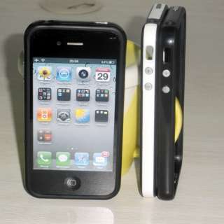 2Pcs Bumper Frame Case for Apple iPhone 4S CDMA 4G TPU Silicone W/Side 