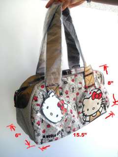 Loungefly Hello Kitty Apple Mushroom Canvas Tote Bag  