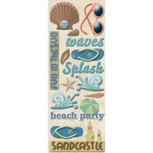  Sea Glass Adhesive Chipboard Beach   626508 Patio, Lawn 