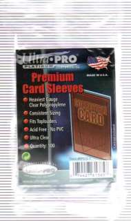 500) Ultra Pro Premium Platinum Trading Card Sleeves  