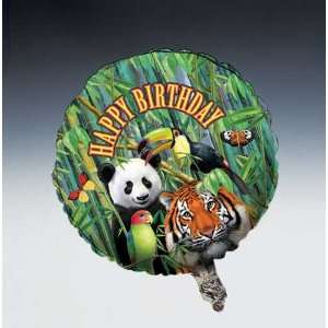 Wild Animals Metallic Balloon (12pks Case)