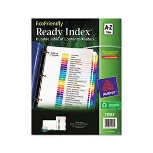  Avery 11085   EcoFriendly Ready Index Table of Contents 