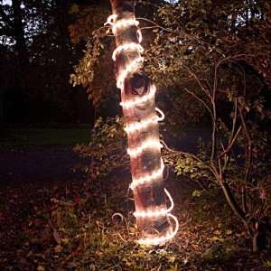  Linkable Indoor/Outdoor Energy Saving Warm White LED Rope 