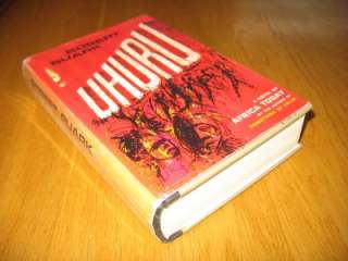 First Edition 1962 Uhuru Robert Ruark Hard Cover Bound & Protective 