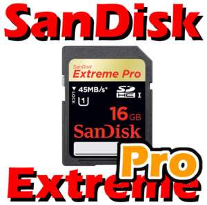 SanDisk Extreme Pro SD SDHC 16GB 16G UHS 1 45MB/s 300x  