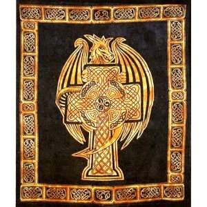  Dragon Celtic Cross Tapestry