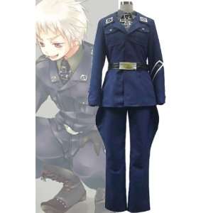  Axis Powers Hetalia Prussia Cosplay Uniform Costume Toys 