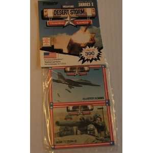  1991 Desert Storm Trading Cards Pack of 12  Weapons Toys 