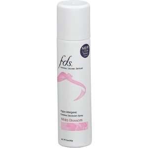  FDS Feminine Deodorant Spray White Blossom 2 oz (Pack of 6 