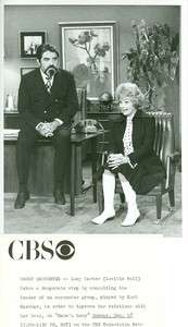 LUCILLE BALL WHITE BOOTS KURT KASZNAR HERES LUCY ORIGINAL 1972 CBS TV 